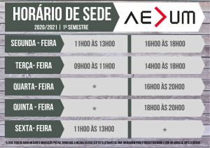 Read more about the article Novo Horário de Sede